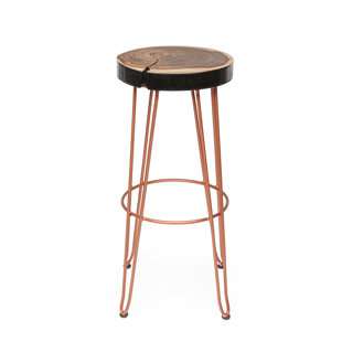 Vintage copper bar discount stools